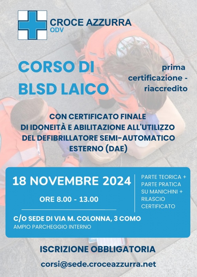 corso di BLSD laico